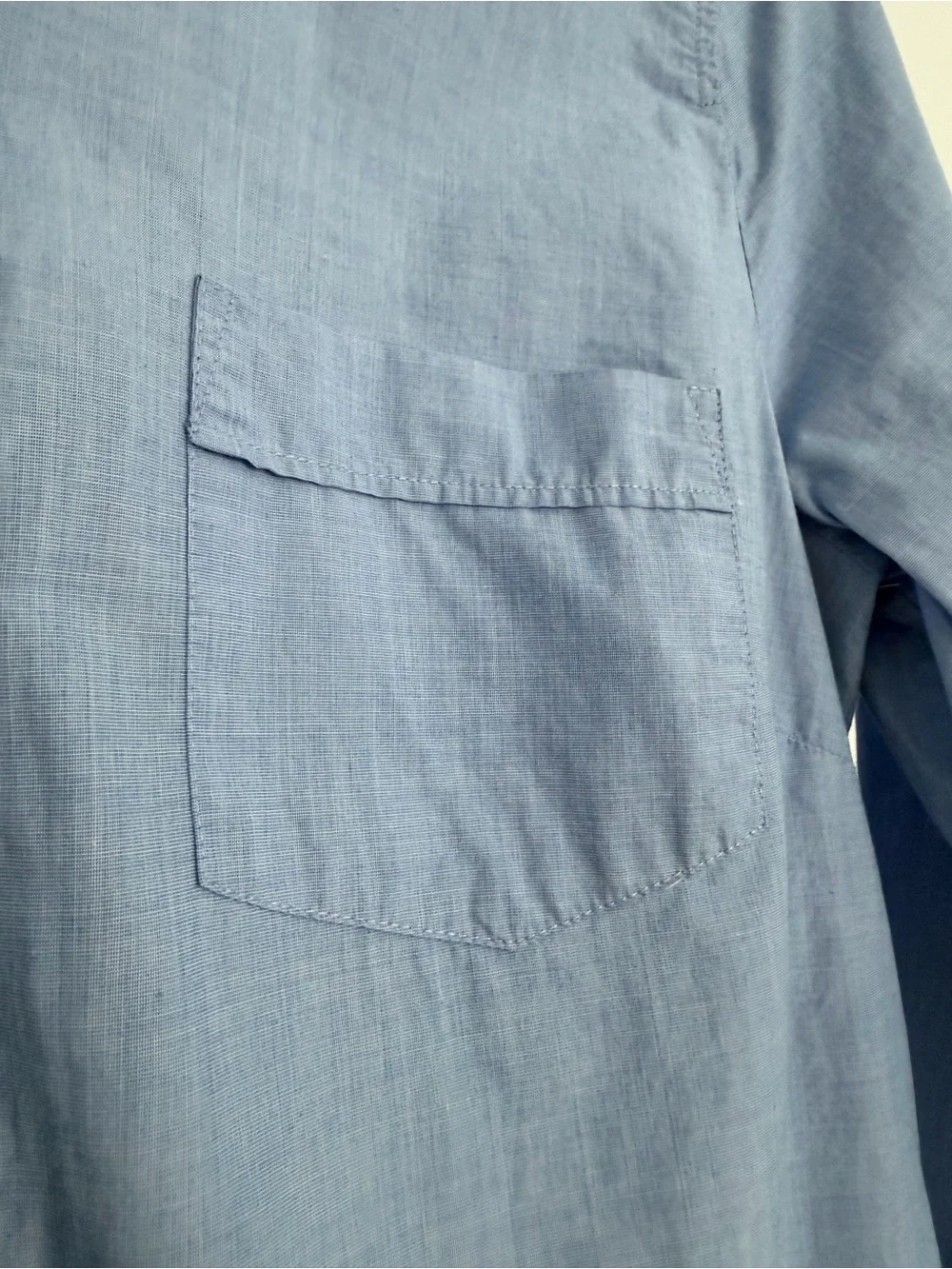 J. Crew Light Blue womens Casual Button-Down Shirt 100% Cotton - Picture 4 of 11